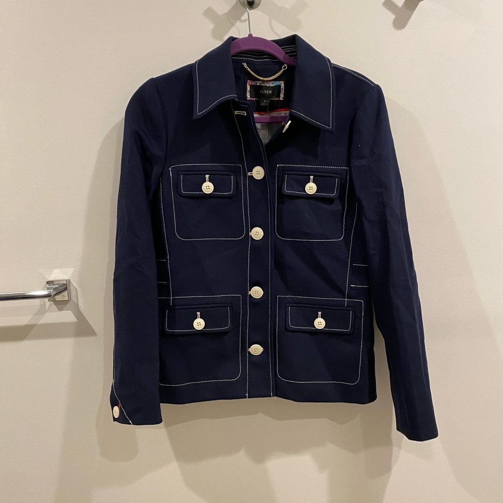 Denim Button Down Jacket